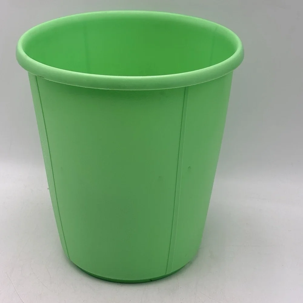Rubbermaid 2940 Trash Can Wastebasket Bright Apple Green Round 10